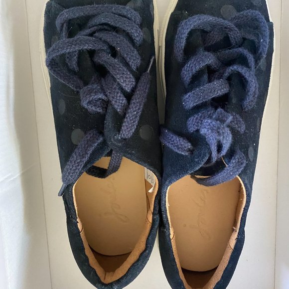 Joules Solena Luxe Navy Dot Shoe US Size 5 - Picture 2 of 11